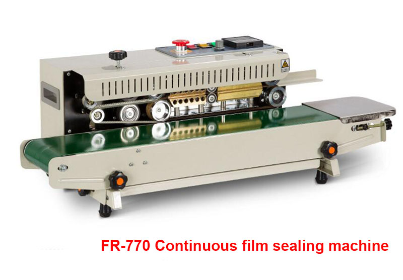  FR-770 Automatic Heat Plastic Bag Foil Bag Band Sealer Mach