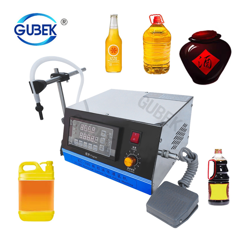 Kc-380 numerical control liquid quantitative filling machine