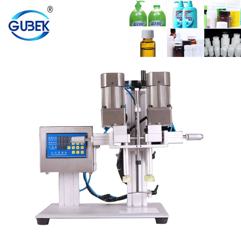 XLSGJ-6300 Desk top pneumatic semi-auto capping machines for