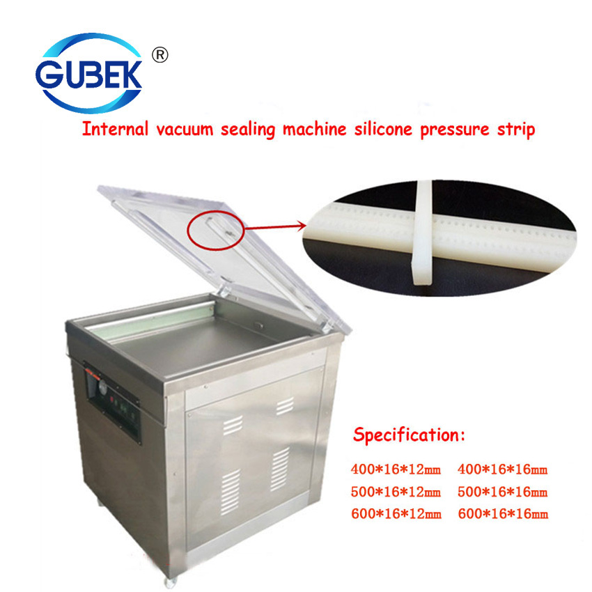 Internal vacuum packaging machine silicone press strip